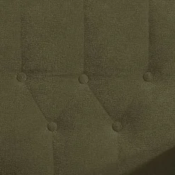 Wohnen Polstergarnitur in Dunkelgrün Flockstoff - Ramira (dreiteilig)