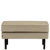 Wohnen Barhocker|Hocker*Polsterhocker in Khaki Samt - Afeiro