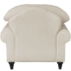 Wohnen Polstersessel & Hocker in Beige - Merandes (zweiteilig)