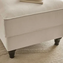 Wohnen Polstersessel & Hocker in Beige - Merandes (zweiteilig)