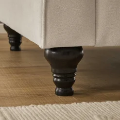 Wohnen Polstersessel & Hocker in Beige - Merandes (zweiteilig)