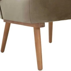 Wohnen Polstersessel in Beigegrau und Erle - Debe