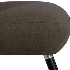 Wohnen Polstersessel in Dunkelbraun und Schwarz - Melicus