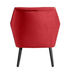 Wohnen Polstersessel in Rot und Schwarz - Zehadra