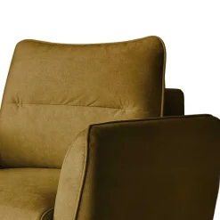 Wohnen Polstersessel in Senfgelb Samt - Ombragon