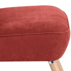 Wohnen Polstersessel in Terracotta Velours - Iceline