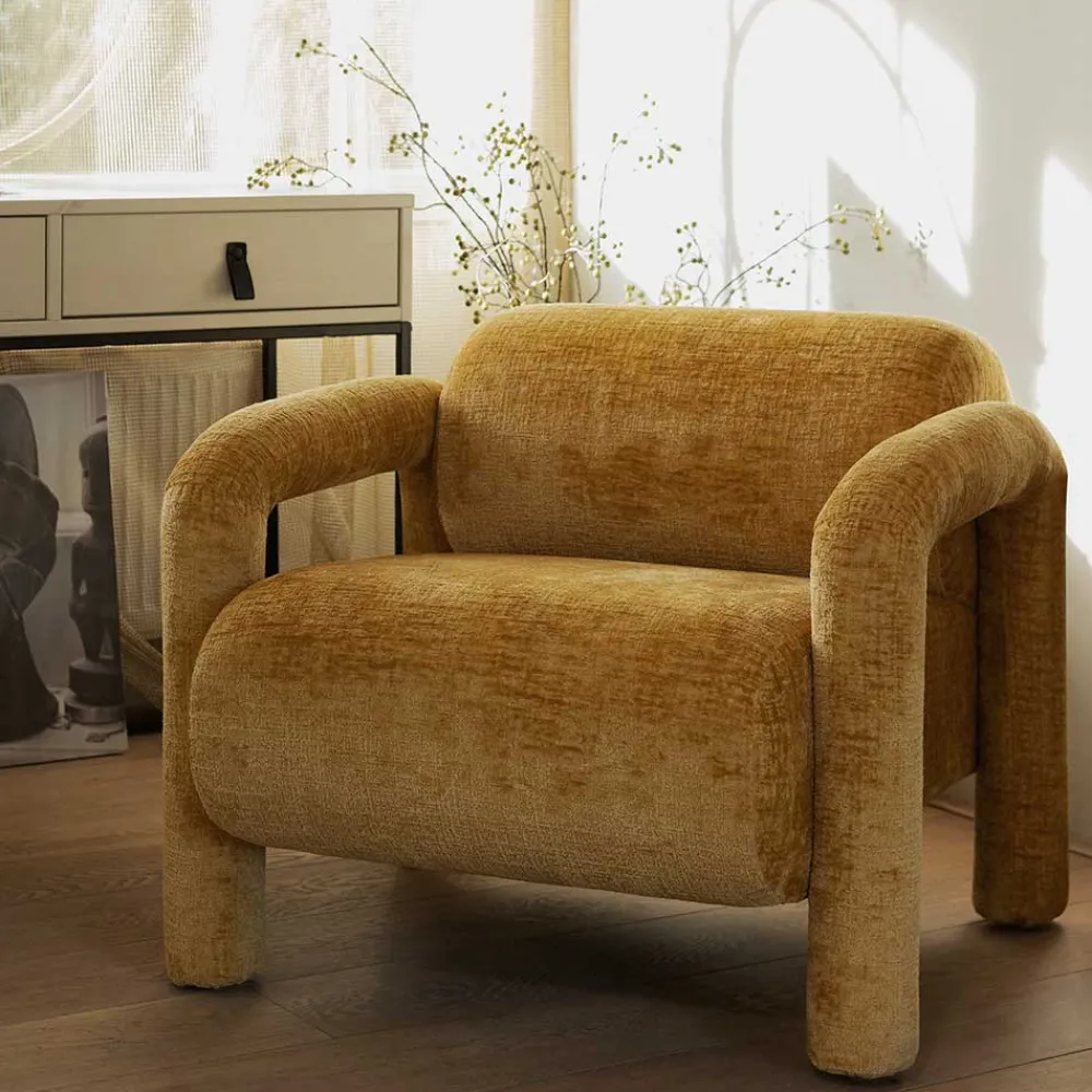 Wohnen Sessel|Designermöbel*Polstersessel in tollem Design aus Samt - Asta