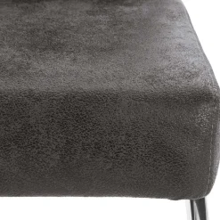 Wohnen Polsterstühle Freischwinger in Anthrazit - Ansar (2er Set)