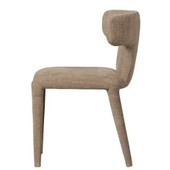 Wohnen Designermöbel|Küchenstühle*Polsterstühle in Beige Stoff - Eradis (2er Set)