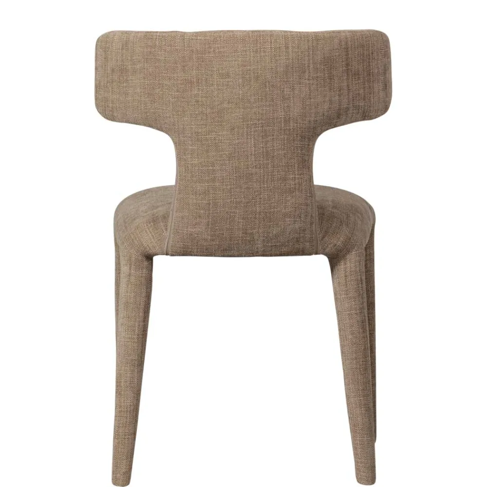 Wohnen Designermöbel|Küchenstühle*Polsterstühle in Beige Stoff - Eradis (2er Set)