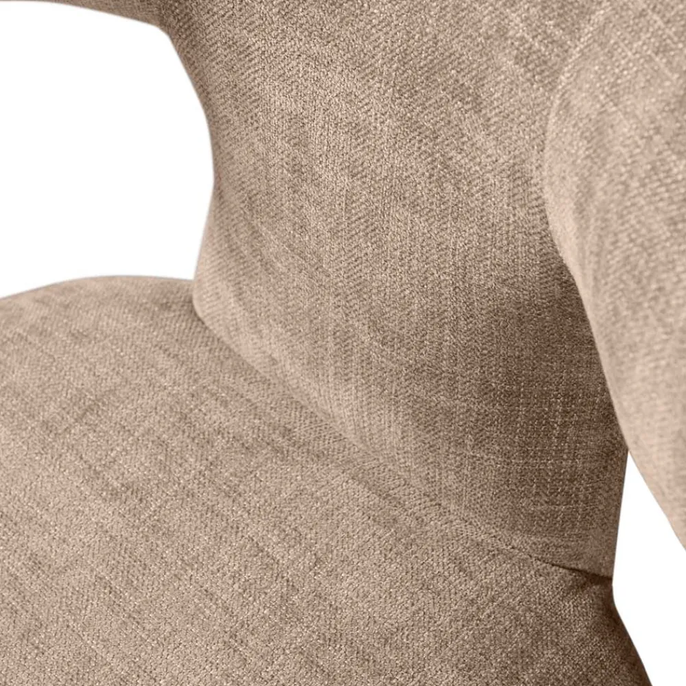 Wohnen Designermöbel|Küchenstühle*Polsterstühle in Beige Stoff - Eradis (2er Set)