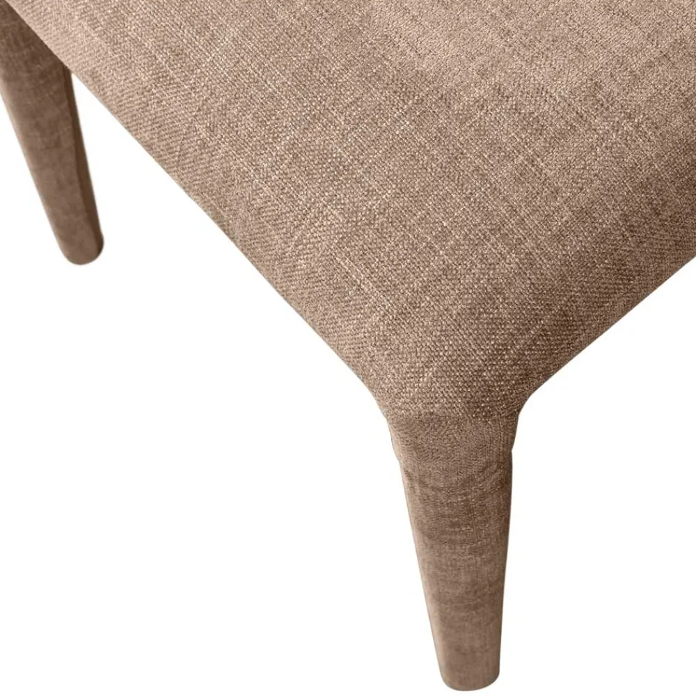 Wohnen Designermöbel|Küchenstühle*Polsterstühle in Beige Stoff - Eradis (2er Set)