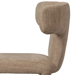 Wohnen Designermöbel|Küchenstühle*Polsterstühle in Beige Stoff - Eradis (2er Set)