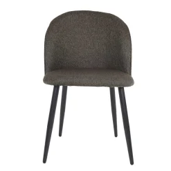 Wohnen Polsterstühle in Dunkelgrau - Lolona (2er Set)