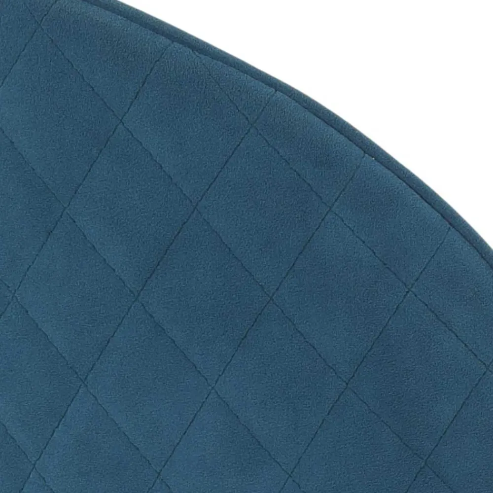 Wohnen Stühle|Retro Möbel*Polsterstühle in Petrol & Schwarz - Jeandru (4er Set)