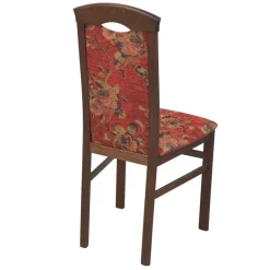 Wohnen Polsterstühle in Rot mit Blumen - Sylverta (2er Set)