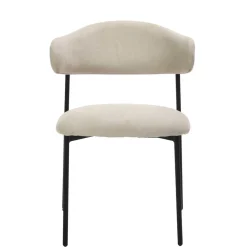 Wohnen Küchenstühle|Esszimmerstühle*Polsterstühle in Taupe Strukturstoff - Filmau (2er Set)