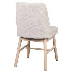 Wohnen Küchenstühle|Esszimmerstühle*Polsterstuhl in Creme Strukturstoff - Peppino (2er Set)