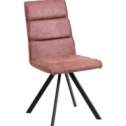 Wohnen Polsterstuhl in Rosenholz - Isabelon (2er Set)