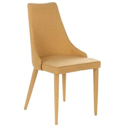 Wohnen Polsterstuhl mit bezogenen Metallbeinen - Henrietta (2er Set)