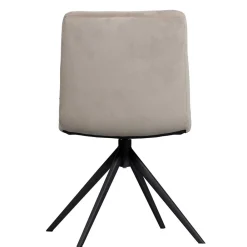 Wohnen Küchenstühle|Esszimmerstühle*Polsterstuhl mit Stativgestell in Beigegrau - Melli