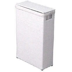 Wohnen Rattanmöbel*Polyrattan Wäschekorb Tropez in Weiß