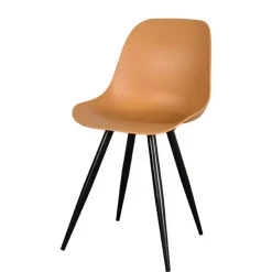 Wohnen Skandinavische Möbel|Stühle*PP Schalenstühle in Ocker - Sayetton (2er Set)