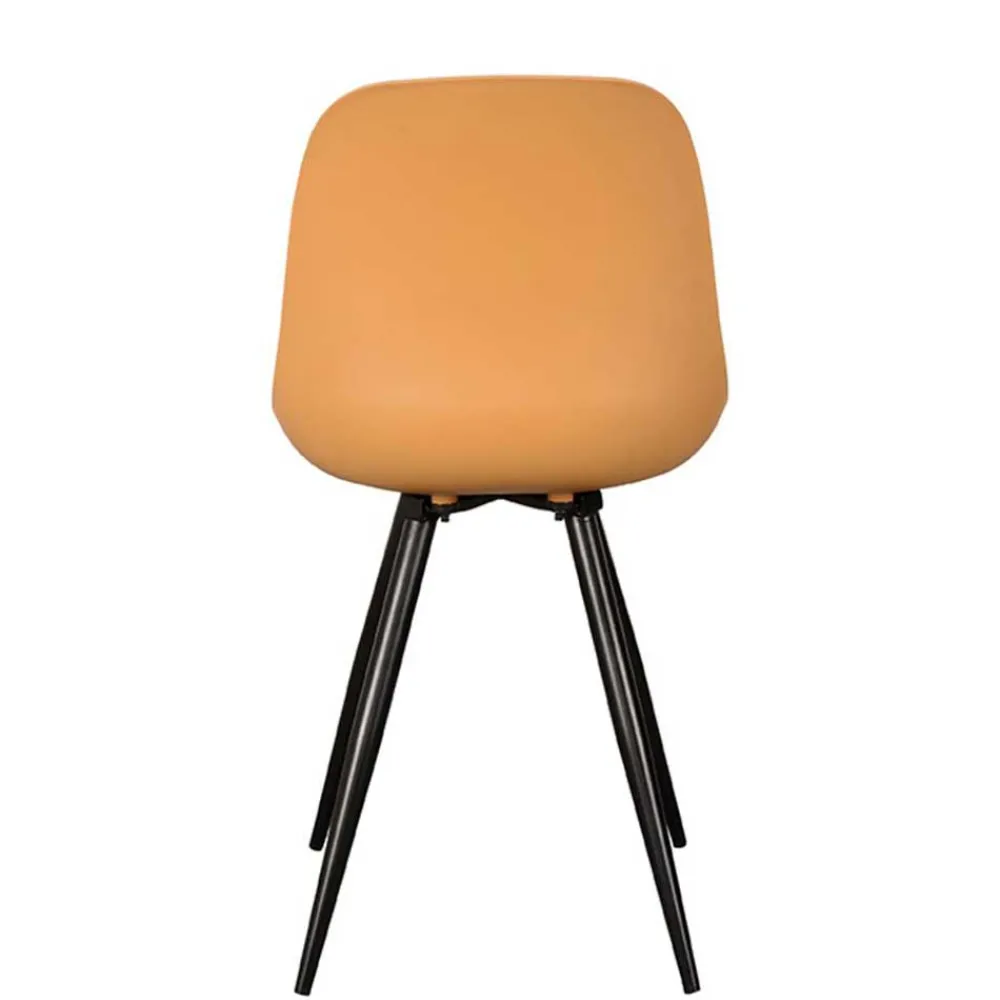 Wohnen Skandinavische Möbel|Stühle*PP Schalenstühle in Ocker - Sayetton (2er Set)