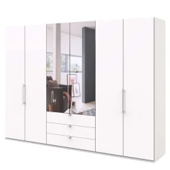 Wohnen Praktisch aufgeteilter Kleiderschrank in Weiß - Donpiave