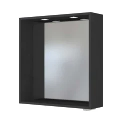 Wohnen Spiegel|Flurspiegel*Praktischer Badezimmer Spiegel in Grau - Estregos