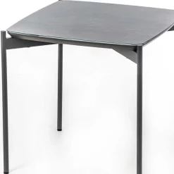 Wohnen Quadrat Beistelltisch in Blaugrau - Vrono