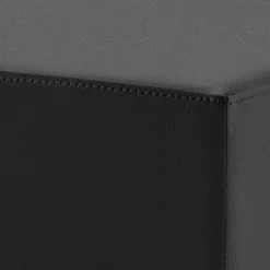 Wohnen Quadrat Tresenhocker in Anthrazit & Schwarz - Madrid