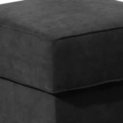 Wohnen Barhocker|Hocker*Quadratischer Couchhocker aus Velours - Lirionica