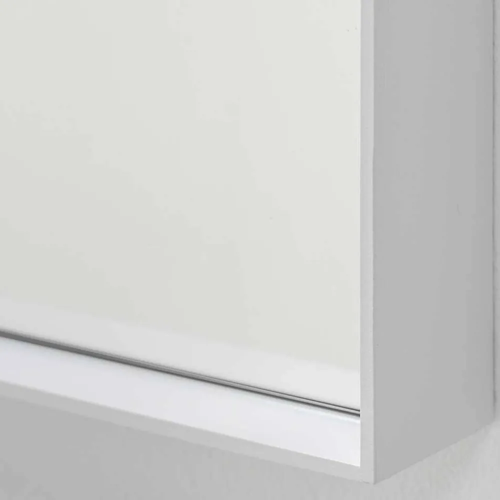 Wohnen Quadratischer Spiegel in Weiß - Sandja