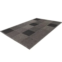 Wohnen Quadratmuster Teppich für Draußen und Drinnen - Tojan