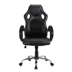 Wohnen Racing Schreibtischsessel in Schwarz - Luyasa