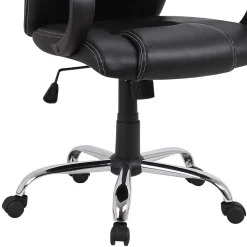 Wohnen Racing Schreibtischsessel in Schwarz - Luyasa