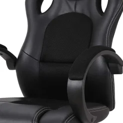 Wohnen Racing Schreibtischsessel in Schwarz - Luyasa