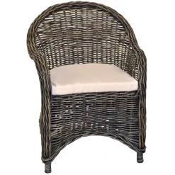 Wohnen Sessel|Rattanmöbel*Rattan Geflechtsessel im Landhausstil - Hamidy