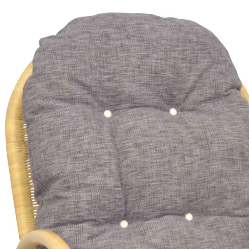 Wohnen Rattanmöbel*Rattan Schaukelstuhl in Natur - Paleara