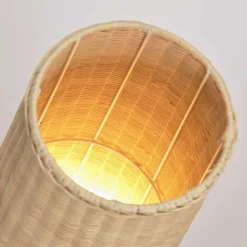 Wohnen Rattanmöbel|Lampen & Leuchten*Rattan Stehleuchte aus Geflecht in Beige - Abelonia
