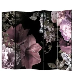 Wohnen Raumteiler mit Fotodruck Blumen Vintage - Emilina