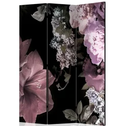 Wohnen Raumteiler mit Fotodruck Blumen Vintage - Emilina