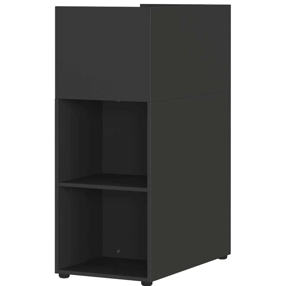 Wohnen Büroregale|Wohnzimmer-Regale*Raumteiler Officeregal in Dunkelgrau - Tila