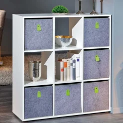 Wohnen Esszimmerregale|Paravents*Raumteiler Regal Peritos in Weiß