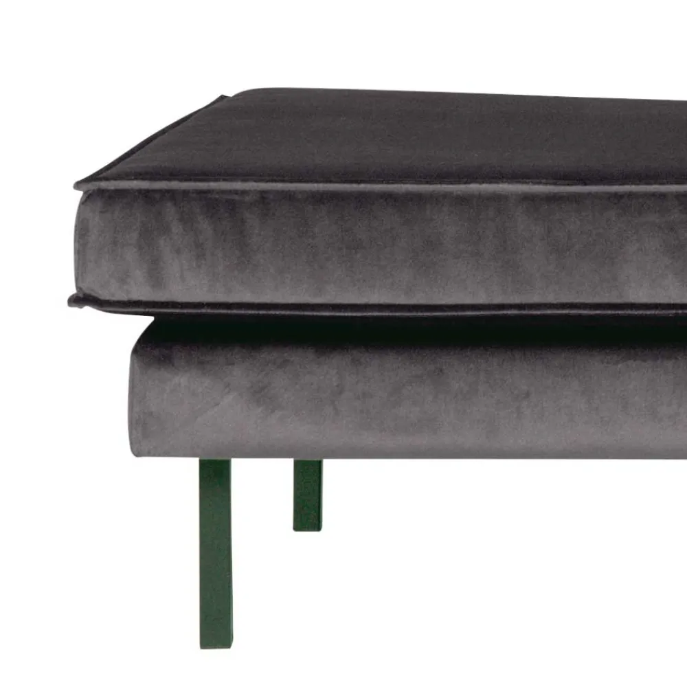 Wohnen Recamiere in Anthrazit Ertrego mit Samt Bezug