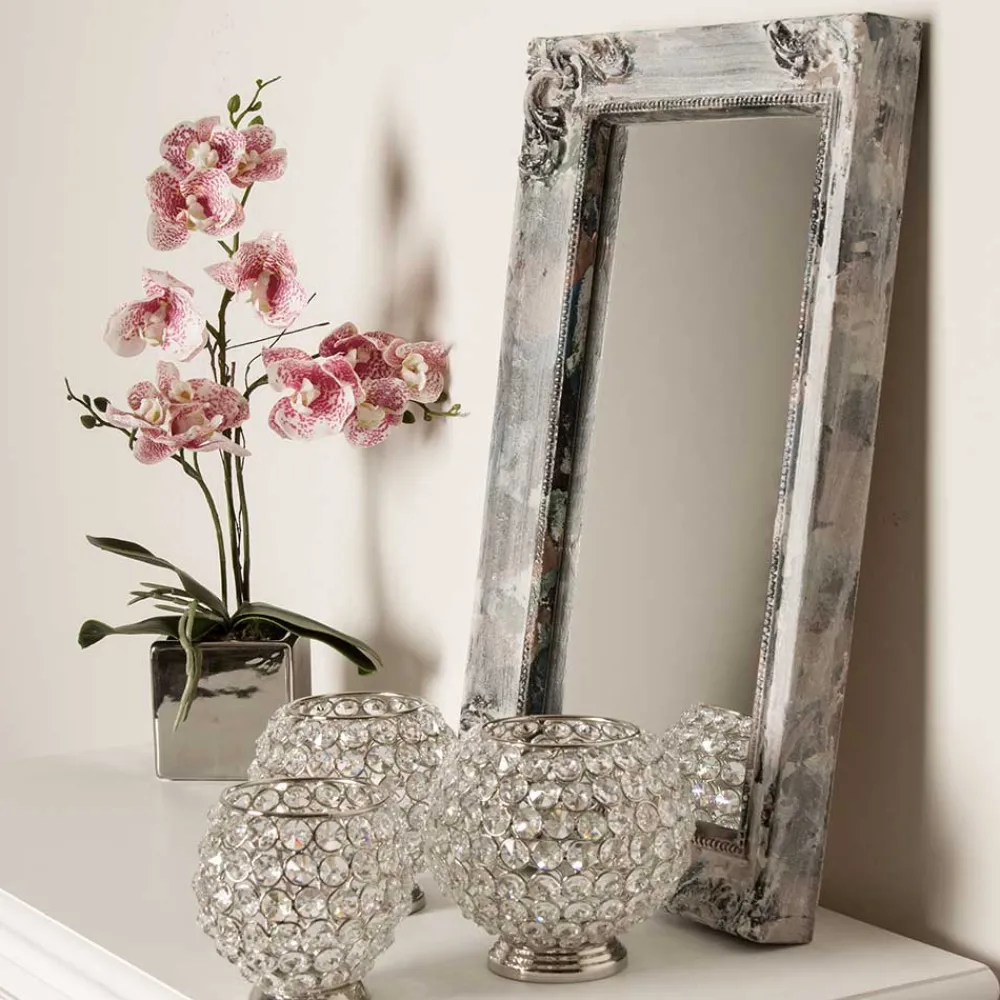 Wohnen Shabby Chic Möbel|Spiegel*Rechteck Spiegel im Shabby Chic Landhaus - Aluko