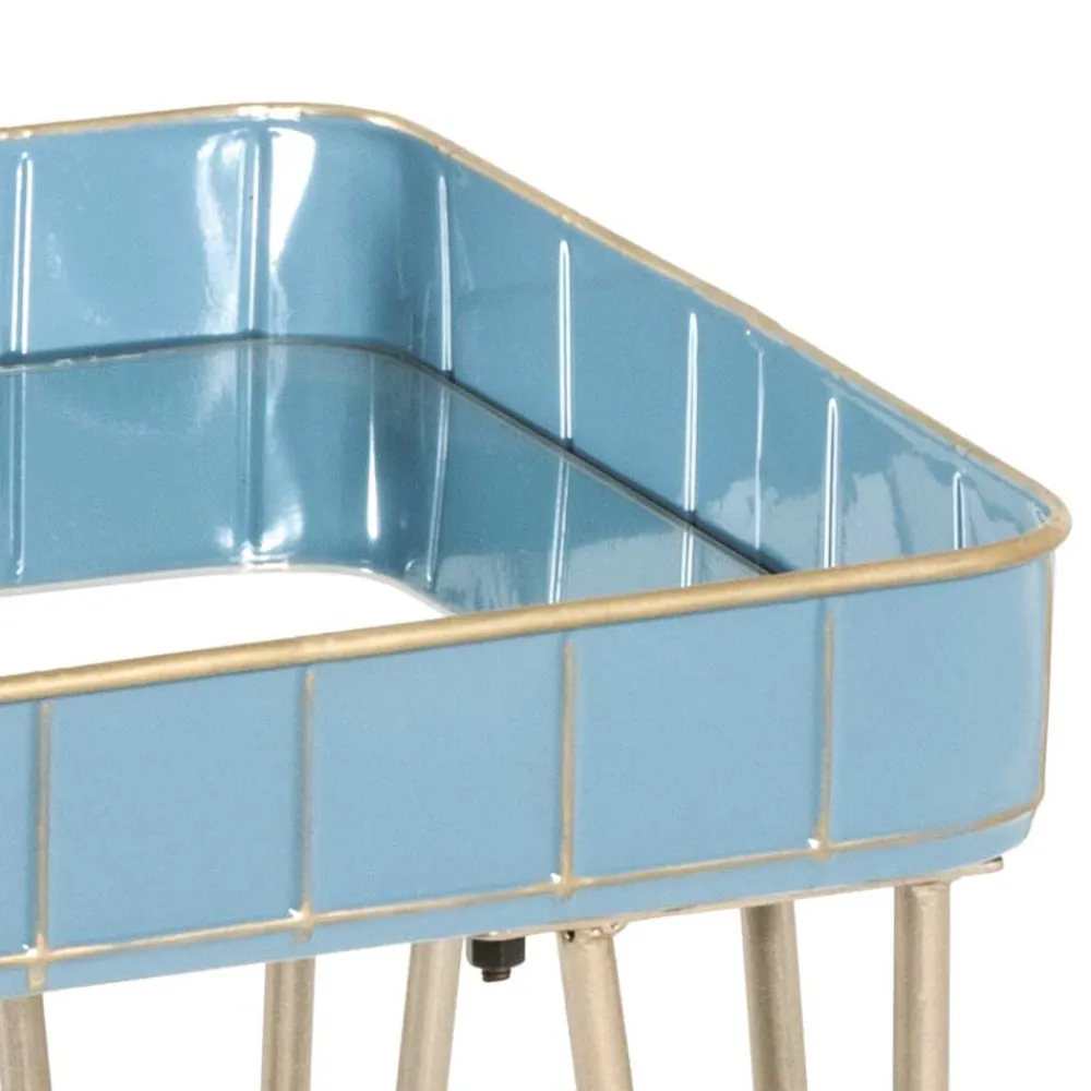 Wohnen Braune Möbel|Glasmöbel*Rechteckiger Beistelltisch mit Spiegelglas Platte - Fire