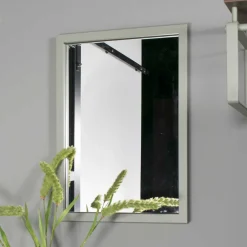 Wohnen Rechteckiger Flur Spiegel in Graugrün - Monterrey