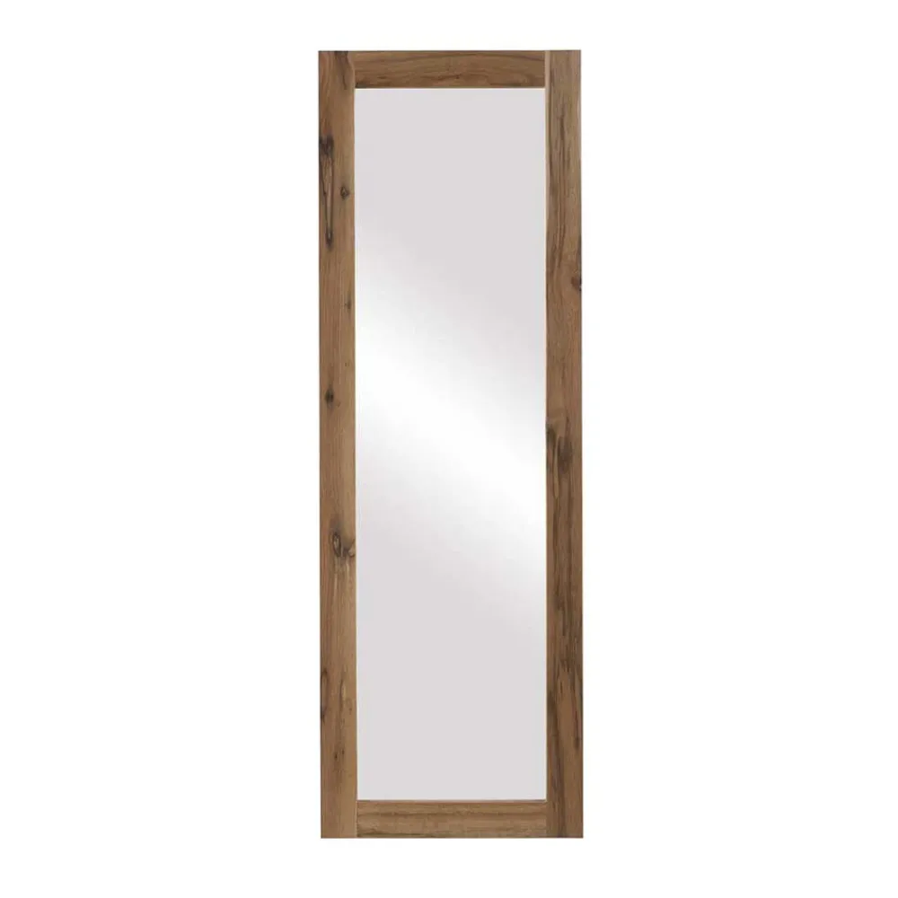 Wohnen Rechteckiger Wandspiegel mit Holzrahmen - Alsbetas